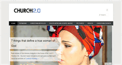 Desktop Screenshot of churchtwopointzero.com