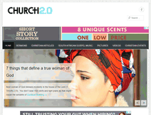 Tablet Screenshot of churchtwopointzero.com